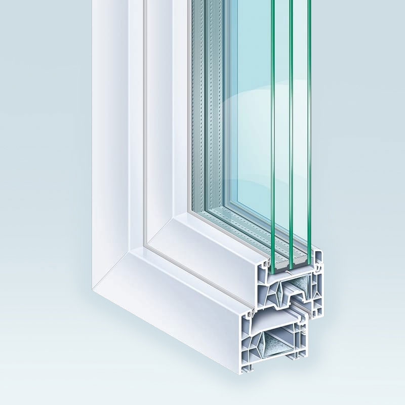 Infografía sistema abatible Kömmerling76 AD